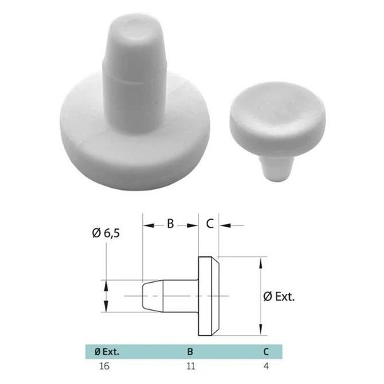 Cyclingcolors 4X Embout Pied De Chaise Renforcé Antidérapant Caoutchouc EPDM Table Tabouret