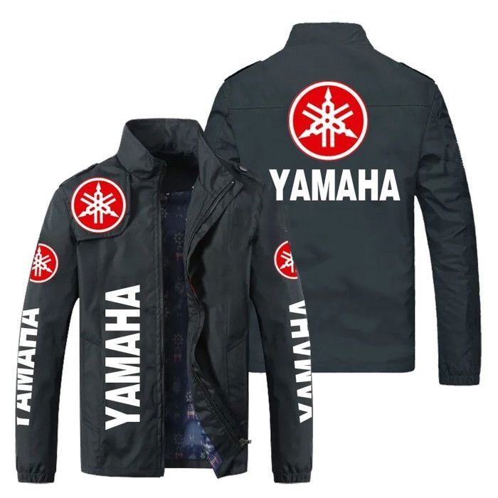 Blouson cuir yamaha best sale