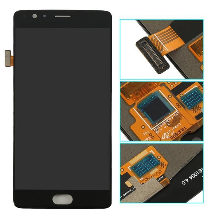 Ecran LCD et vitre tactile Pour OnePlus 3T A301 5.5 Noir + outil - Téléphonie