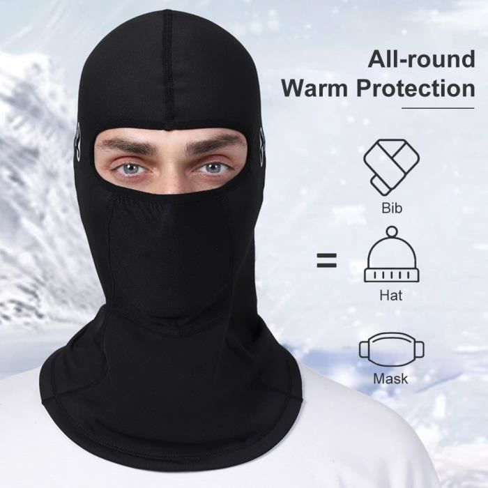 Cagoule Ski LONGKING - Protection UV - Unisexe - Pour Moto, Snowboard, Cyclisme