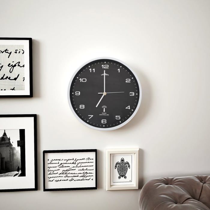 Horloge Murale Silencieuse 30cm - Design Minimaliste Pour Cuisine, Bureau Ou Chambre