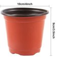 150 Pièces 10CM - Pot De Germination - Pots de Fleurs Pot semis en Plastique - Interieur Pot Plastique Plante - Convient aux semis-2