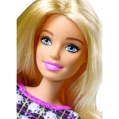Poupee Barbie Fashionistas Doll 58 Peplum Power BARBIE Look tendance Tailleur deux pieces en tweed Cdiscount Jeux Jouets