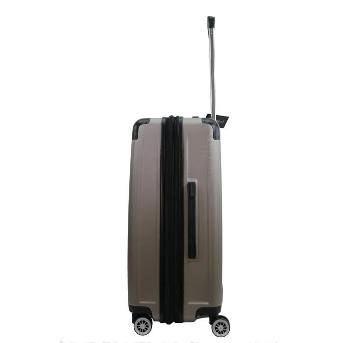 Valises Rigides GYL - Set De 2 (Taille M 55cm/35L Et Taille L 75cm/100L) - 100% Polycarbonate - Cadenas TSA Intégré - Roues Silencieuses 360° - Garantie à Vie
