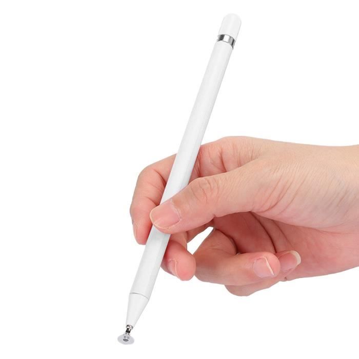 3 Stylets 2-en-1 Pour Écrans Tactiles | Pointe Silicone + Disque Transparent | Sans Pile | Compatible Smartphone/Tablette