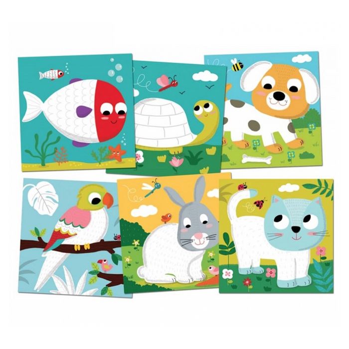 Peinture au doigt animaux - La Poste Peinture au doigt animaux - La Poste