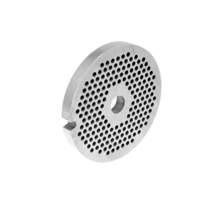 Grille Pour Hachoir à Viande N°8 - Diamètre Trous 10 Mm, Pièce De Rechange Haute Qualité, Compatible Modèles N°8