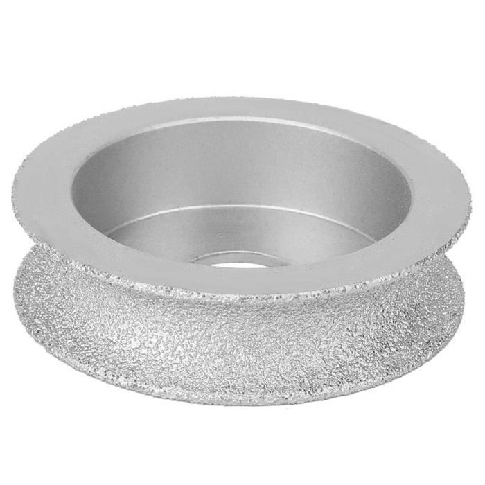 Meule Abrasive Diamantée Concave De 7,3 Cm Pour Verre - Pour Touret à Meuler