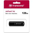 Clé USB TRANSCEND JETFLASH 700 - 128 Go - Noir - USB 3.0-3