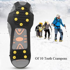 Crampons à glace | Crampons antidérapants avec 10 clous en acier