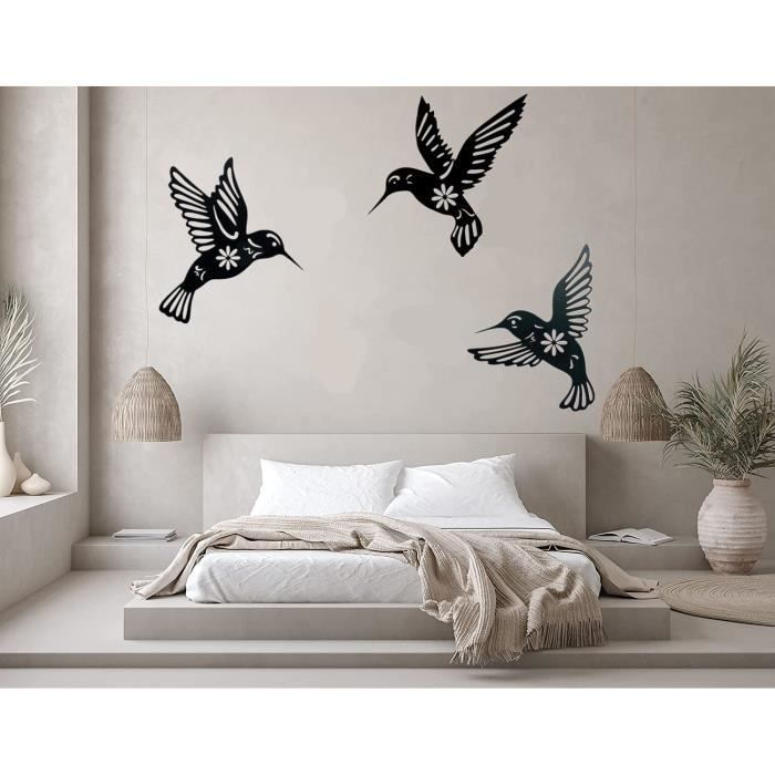Décoration Murale En Métal Représentant Un Oiseau Sur Une Branche D Murale En Metal 98842496