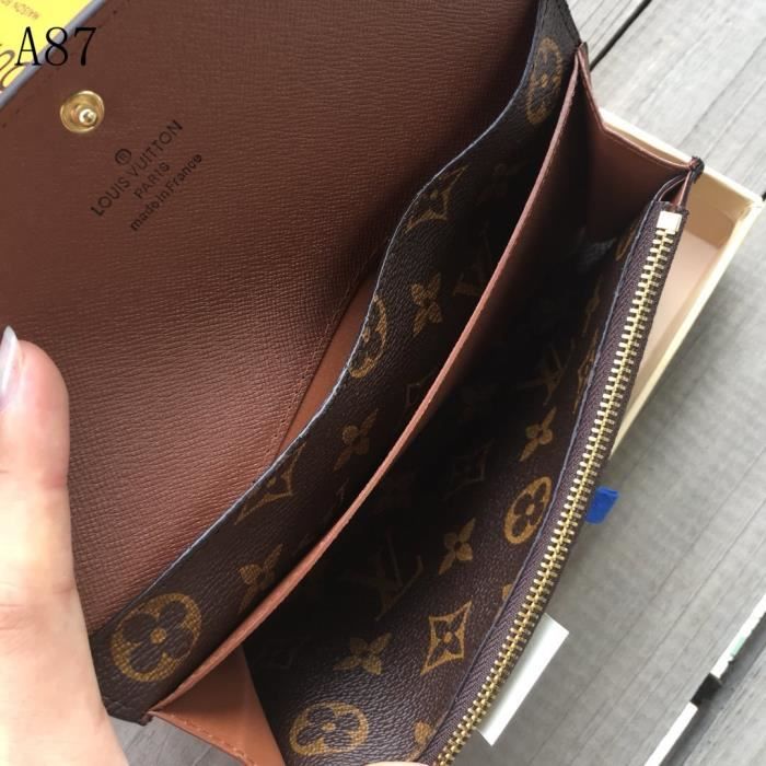 Portefeuille Louis Vuitton 2020 Nouveau Sac de Marqu Porte Monnaie LV pour  Femme Pas Cher - Cdiscount Bagagerie - Maroquinerie