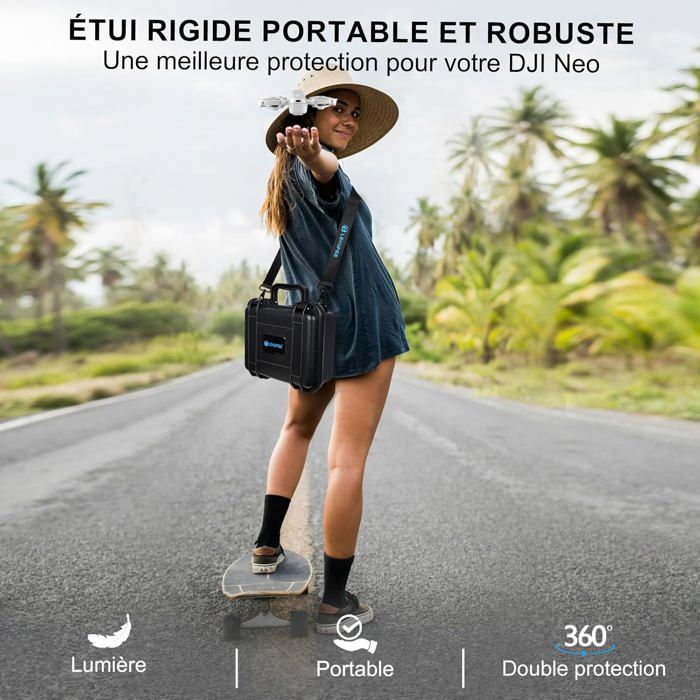 Boîte Rigide étanche Lekufee Pour Drone DJI Mini 5 Pro - Protège Drone, Télécommande, 6 Batteries Et Accessoires - 4