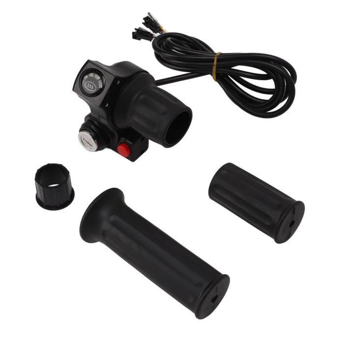 Poignée D’Accélérateur Pour Vélo Électrique – Guidon 22,5 Mm, à Torsion, Avec Câble 1,82 M, Pour Scooter, VAE