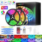IAMS CHIEN Ruban LED 10M Bleutooth iFanze 300 LEDs 5050 RGB Bande LED Guirlande Lumineuse Synchroniser avec Rythme de Musique