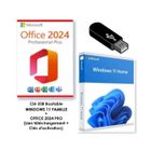 FAST SOFTWARE Clé USB Windows 11 FAMILLE + Office 2024 PRO | (Clés d'activation Offertes)