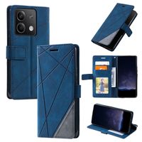 Coque pour Xiaomi Redmi Note 13 5G 6.67", Rabat Portefeuille de Protection Cuir PU Etui,  Magnétique Housse, (Bleu) TGABED