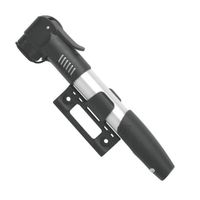 Dresco pompe à main Télescopique 29 cm noir/gris
