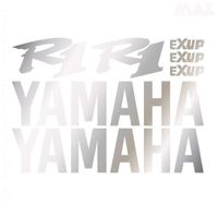 7 stickers YAMAHA R1 – ARGENT  – sticker YZF R1 1000 EXUP - YAM401