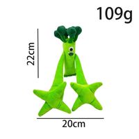 Garten of Banban Grand jouet en peluche Victor, 22,1 cm, monstre de brocoli vert, cadeau pour enfants, poupée adorable N°1