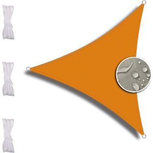 VOILE D'OMBRAGE Voile d'ombrage triangle 3x3x3m - Jaune Mangue - Imperméable et solaire