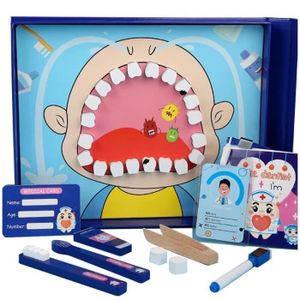 DOCTEUR - VÉTÉRINAIRE Blanc - Ensemble de jouets de dentiste pour enfant
