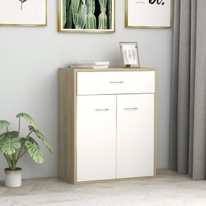 Armoire Buffet Contemporain Luna Achat Vente Pas Cher