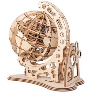 PUZZLE Maquette 3D en Bois, Globe 3D Puzzle Boite Maquett