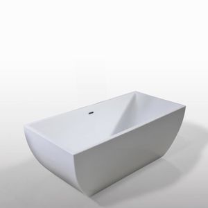BAIGNOIRE - KIT BALNEO Baignoire ilôt - Jennifer - 170 x 75 cm - Acrylique blanc - Moderne design