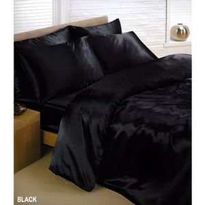 Drap Satin Noir Pas Cher