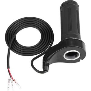 Unité de Contrôle de Vitesse d'accélérateur de Pouce d'accélérateur de Scooter Électrique Universel Noir Remplacement de Contrôle en ABS Adapté pour Le Guidon de 22mm 
