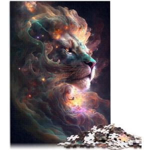 PUZZLE Lion Galaxy Puzzle 1000 Pièces Pour Adultes, Planc