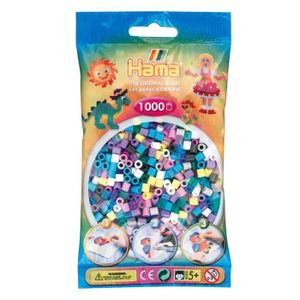 JEU DE PERLE Á REPASSER Perles à repasser Hama - 1 000 perles standard (Ø5