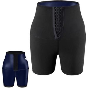 SHORT DE SUDATION Short de sudation Sauna Sweat Shapewear Short Taille Haute pour Femme - Noir