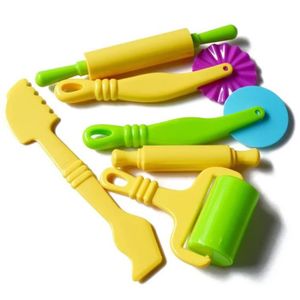 JEU DE PÂTE À MODELER Pwshymi outils de pâte à modeler 3D Pwshymi Jouets d'outils de modèle de pâte à jouer couleur 6 jeux jouet Comme montré