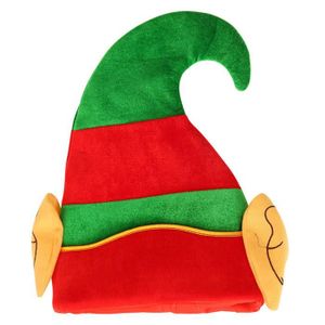 VILLAGE - MANÈGE Chapeau de lutin de Noël, décoration de fête mignonne, chapeau de costume de casque d'elfes, accessoires pour enfants adultes