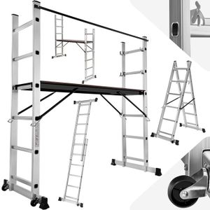 Plateforme d'escalier TP1 Aluminium - HAILO - Réglage flexible - 150 kg -  Cdiscount Bricolage