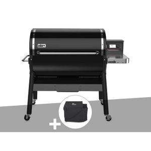 BARBECUE Barbecue à pellets Weber Smokefire EX6 GBS avec housse de protection 140 x 84 x 119 cm