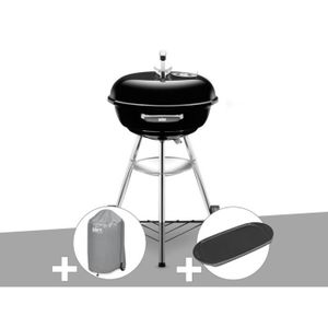 BARBECUE Barbecue - WEBER - Compact Kettle 47 cm - Charbon - Sur chariot - 6 personnes