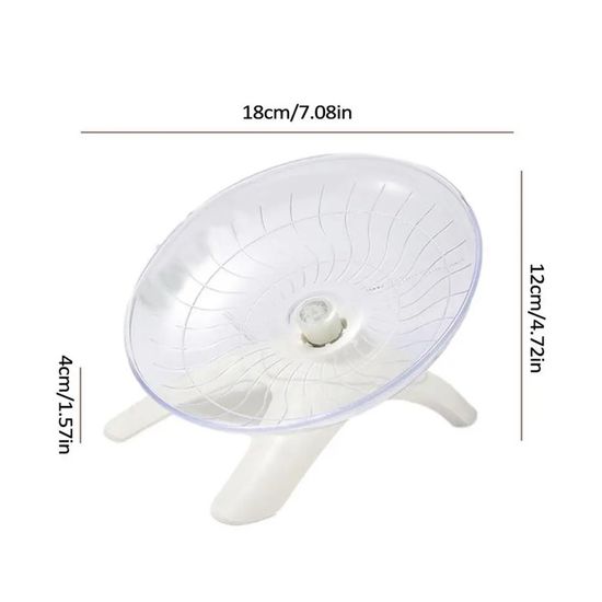 Roue De Hamster En Bois 23 Cm - Silencieuse, En Bois Massif - Pour Hamster, Gerbille, Souris - Design écologique