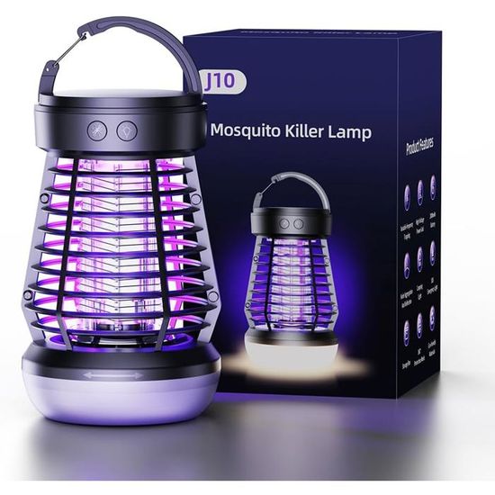 Lampe Anti Moustique Tueur D'Insectes Électrique Anti Insectes Répulsif Efficace Portée , Mites