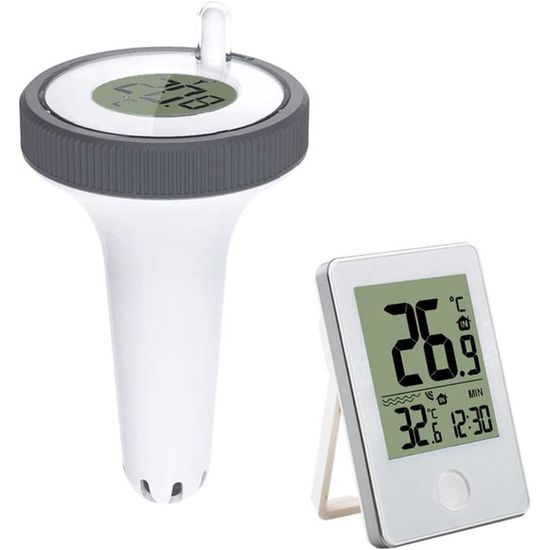 Thermomètre flottant sans fil, thermomètre de piscine Thermomètre à eau flottant à distance Thermomètre flottant sans fil, thermomètre de piscine Thermomètre à eau flottant à distance