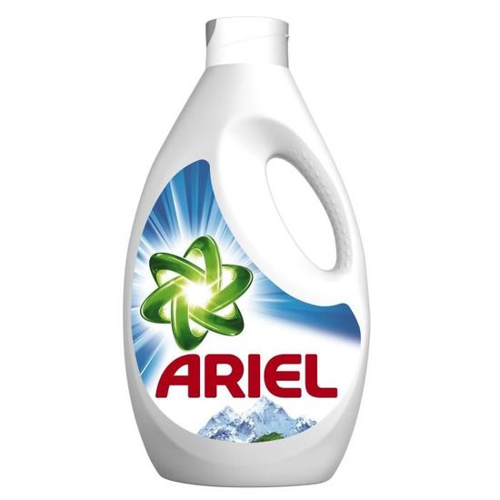 Ariel - 81284147 - Lessive Liquide - Fraîcheur Alpine - 27 Doses