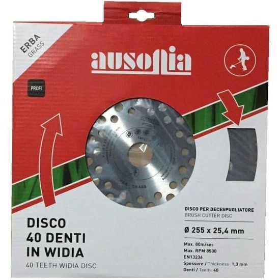 Disque Lame Universel Pour Débroussailleuse En Acier Widia 40 Dents — free download
