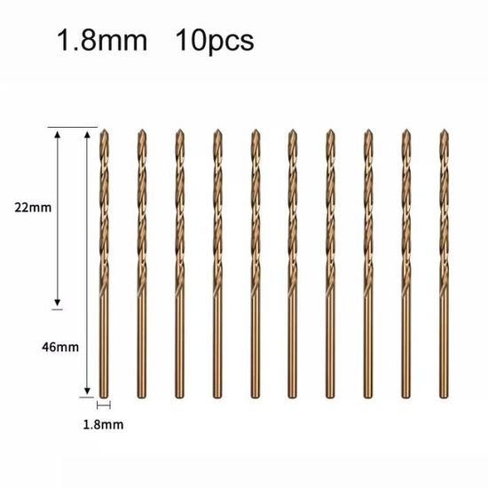 Boite De Forets Hélicoïdaux | HSS-G M35 | Acier De Cobalt | 1