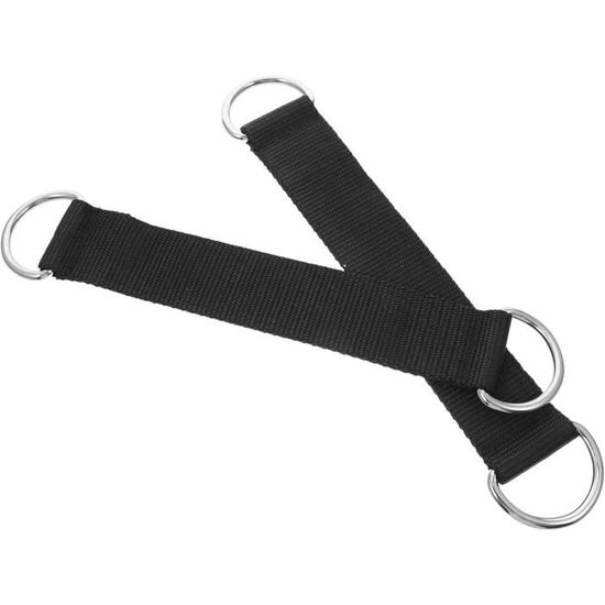 Lot De 2 Sangles De Fixation Pour Parapluie SOIMISS - Nylon Noir, Réglables, Auto-agrippantes, Pour Parasol De Terrasse, Camping, Plage