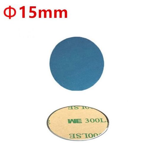 20 Plaques Métal Adhésives Rondes - Diamètre 30 Mm, épaisseur 0,3 Mm, Pour Support Téléphone Magnétique, Déco