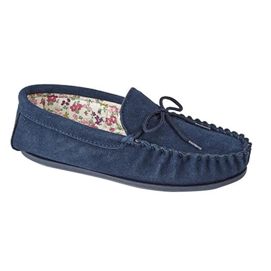 Pantoufles mocassins femme clearance