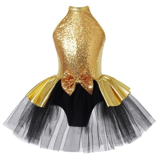 Ranrann Robe Danse Classique Ballet Fille Enfant Haut Et Jupe Danse Ensemble Tenue Gymnastique Robe Danse