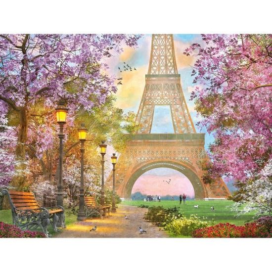 Ravensburger - Puzzle Adulte - Puzzle 1500 pièces - Paris, Ville Romantique - Adultes et Enfants à partir de 14 Ans - Puzzle de qualité supérieure - Villes & Monuments - 12000745